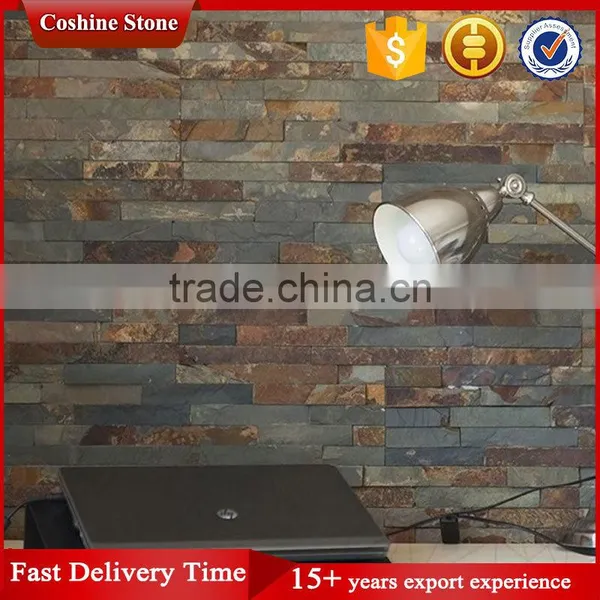 Corrugated Wall Cladding Designs Multi Cutured Stone Panel photo-6