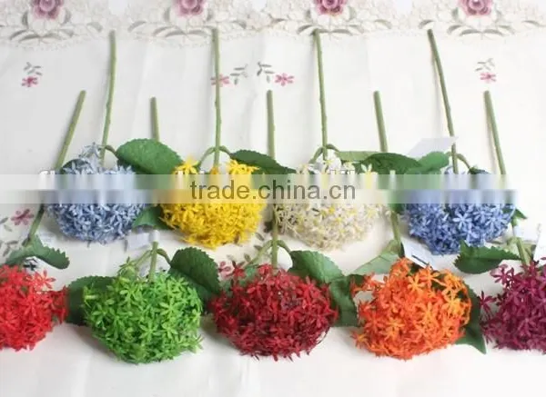 Small Hydrangea Artificial Hydrangea Decorative Hydrangea With Best Quality photo-3