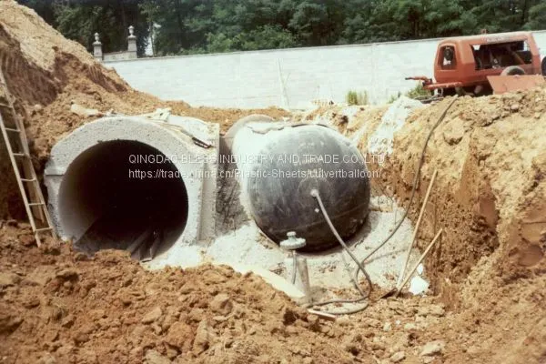 Пневматический баллон для трубчатой колодцевой формы, надуваемая резиновая воздушная камера, используемая для изготовления бетонных колодцев photo-5