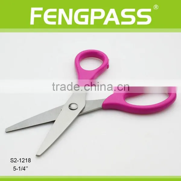S2-1218 5-1/4" Inch 2CR13 Stainless Steel Blade With PP Handle Small Children Scissors photo-3