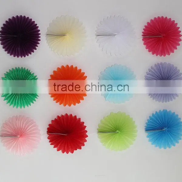 Wholesale Hanging Decor Decorative Paper Honeycomb Fan photo-2