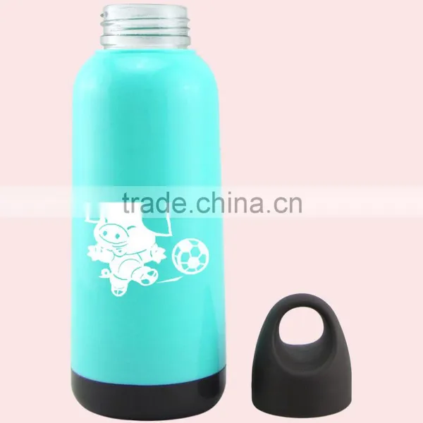 300ML The Bullet Shape Plastic Sport Water Bottle With Glass Iner photo-2
