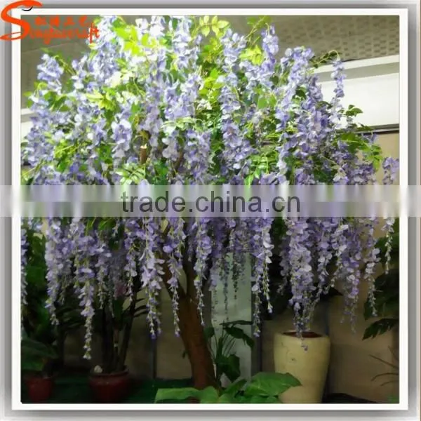 Factory Price Customized China Artificial Wisteria Tree Wedding Decoration Artificial Wisteria photo-2