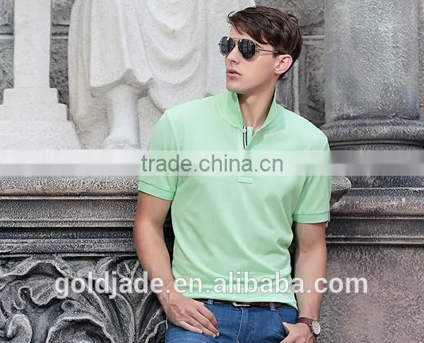 2016 New Design Turndown Collar Anti-UV Quick Dry Shirt Plain Color Man Polo T-shirt photo-6