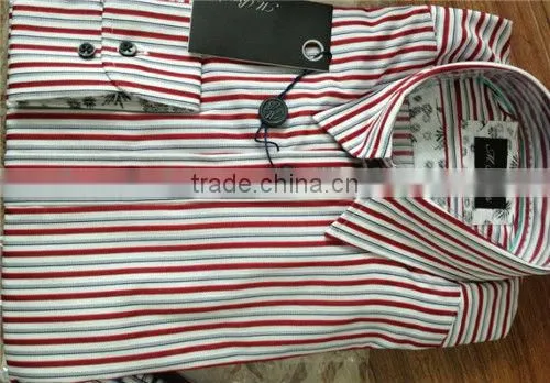 Italian Design Shirts for Men Italian,Luxury Stripes Trimming Shirts photo-2