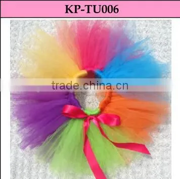 China Clothing Manufacturer Wholesale Children's Clothing Girls Skirt Colorful Christams Tutus photo-2