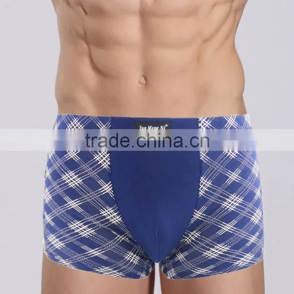 Pretty Printing Bamboo Fiber Men Boxers Soft Good Elasticity Strong Men Underwear Sexy Men's Boyshorts photo-3