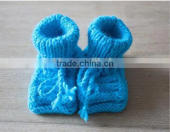 Cute Baby Shoes Crochet Woolen Warm Shoes Winter Infant Toddlers Indoor Knitted Shoes photo-5