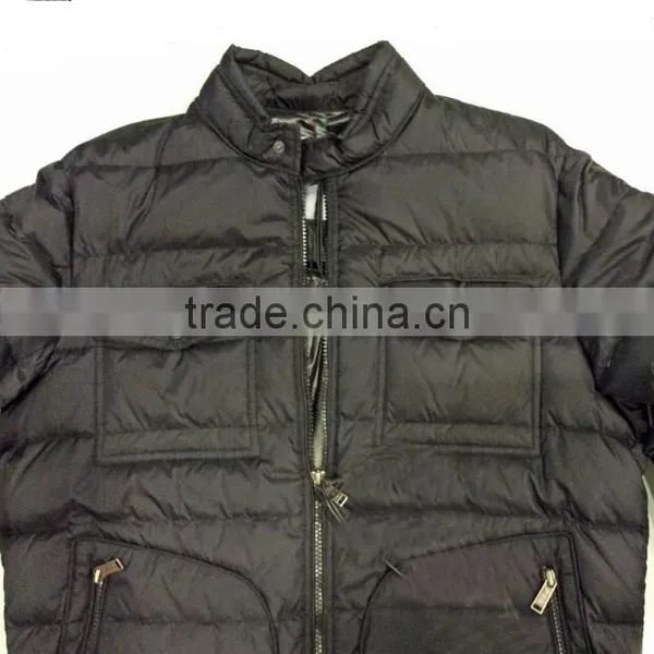 Top Sale Custom Blank Zip up Plain Winter Folding Down Jacket for Men photo-2