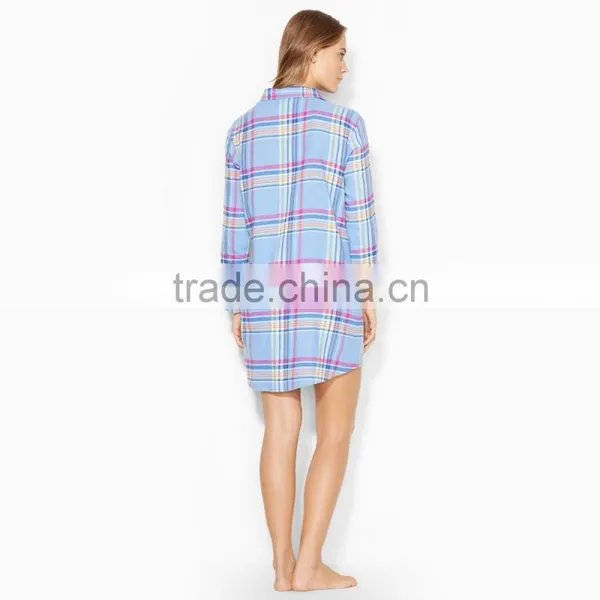 Women's Checked Button up Whole Adult Pajamas photo-2