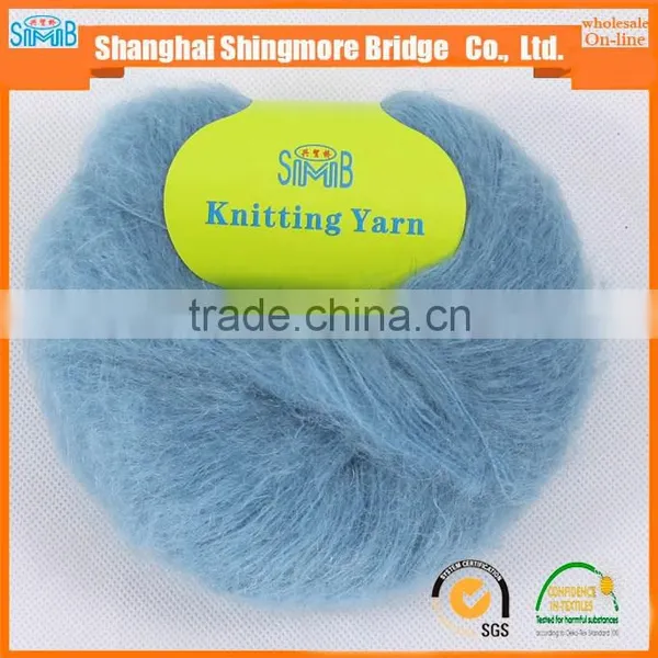 Textile Yarn China Supplier Hot Wholesale Oeko Tex Mohair Yarn for Hand Knitting in Very Cheap Prices photo-4