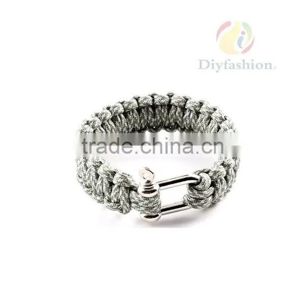 Outdoor Survival Bracelet Paracord, Handmade Bracelet For Men Women PC6013-3 photo-5