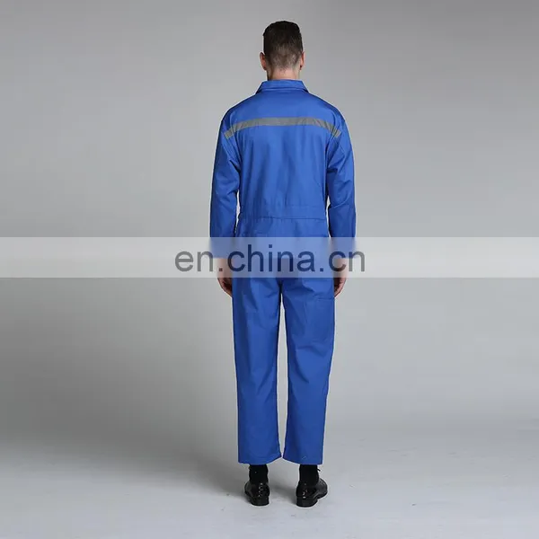 Custom Blue Wear Rough Workwear Greaseproof Blue Uniform Coveralls For Worker photo-3