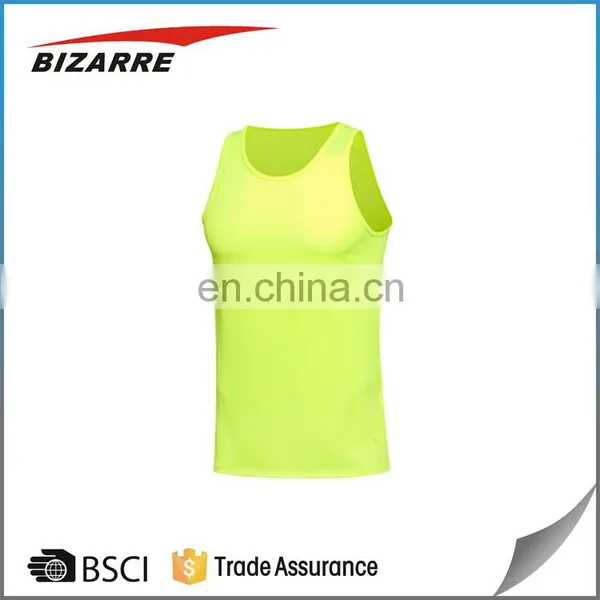 Cool 100% Polyester Breathable Running Singlet Men photo-3