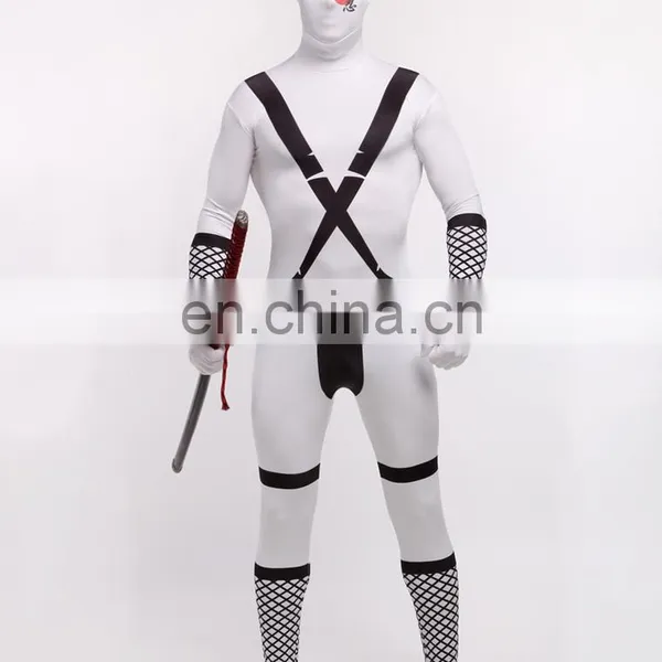 Ninja Costume Adult Full Body Suit 2nd Skin Zentai Halloween Fancy Dress photo-3