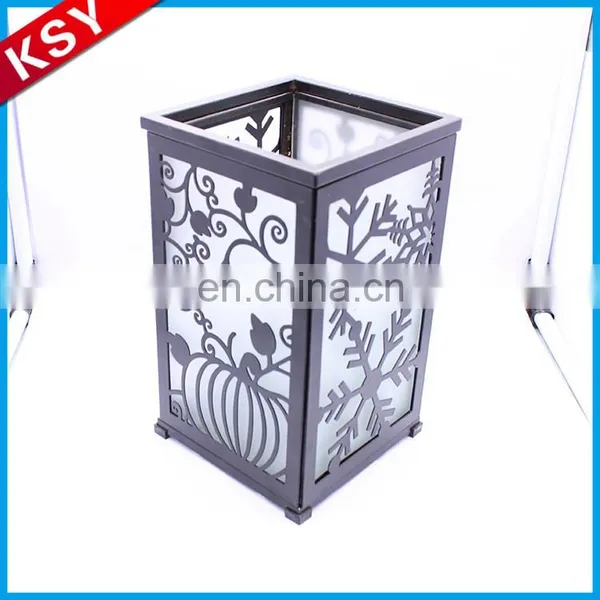 Newest Fashionable Design White Antique Bird Lantern Tabletop Metal Candle Holder photo-5