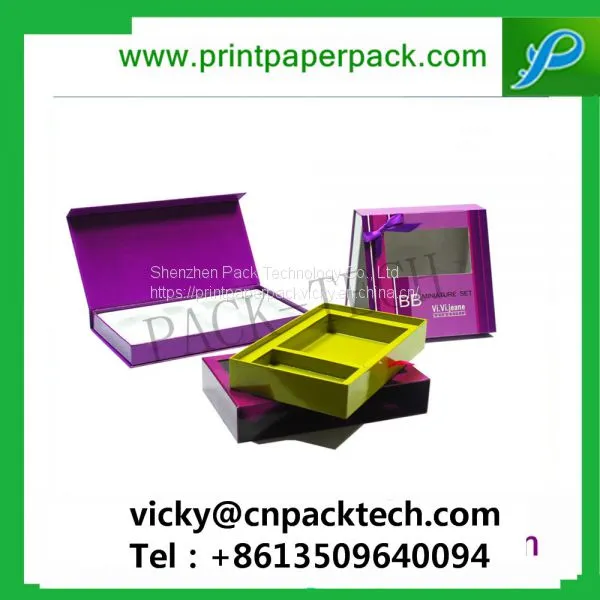 Custom Rigid Cardboard PVC Window Cosmetic Perfume Packaging Paper Boxes Baby Care Product Packaging Perfume Packaging Box Makeup Box photo-3