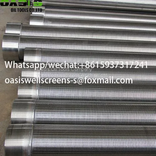 0.5mm Slot Stainless Steel Johnson Wire Strainer Screens photo-3