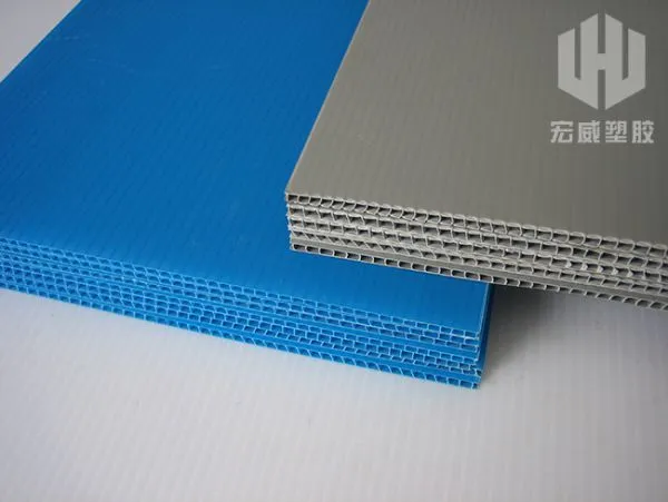2-7 мм печатная гофрированная пластиковая плита из полипропилена