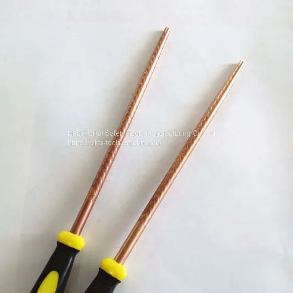 Non Sparking Tools Beryllium Copper Alloy Round File photo-3