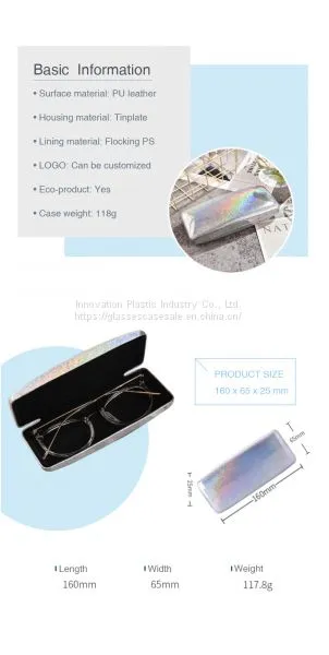 Fresh and Elegant Sunglasses Case; Crush-resistant, Creative Eyewear Holder photo-5