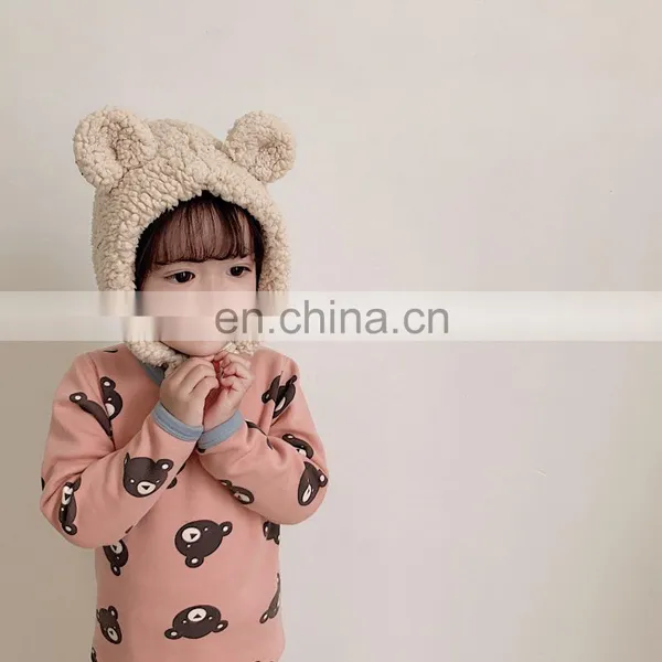 4142/2020 Newest Winter Fashion Fleece-lined Kids Pajamas Sets Causal Cute Warm Toddler Girl Sets photo-5