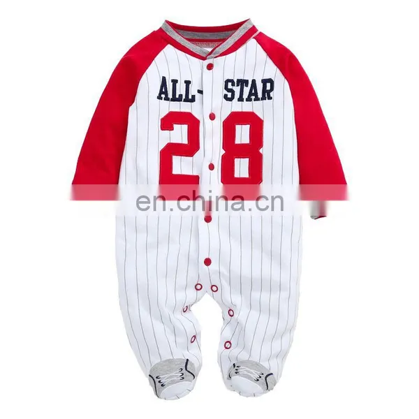 2018 New Arrival Long Sleeve Boutique Baby Romper photo-2