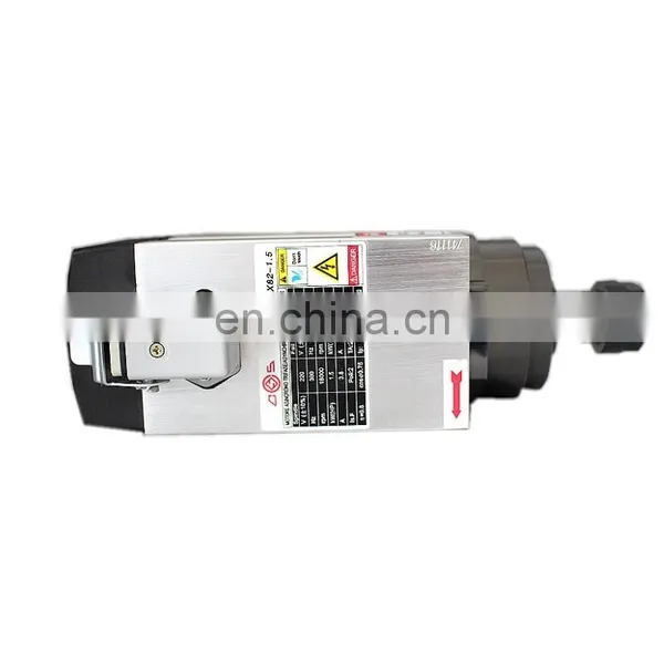 HONGJUN 4pcs Ceramic Bearings 1.5KW Square Air Cooled Spindle Motor 220V ER20 Runout-off 0.01mm photo-3