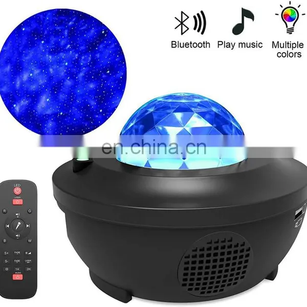 Customed Christmas Atmosphere Decorative Starry Laser Night Light Projector Bluetooth Music Player With Remote Control photo-3
