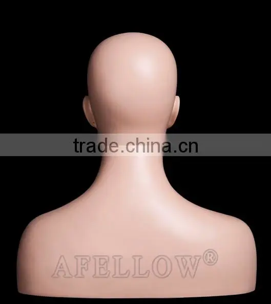 Women Head Mannequin Fiberglass Female Cheap Head Mannequin H1 photo-6