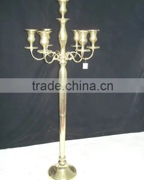 Aluminum Wedding Candelabra With Silver Finish photo-4