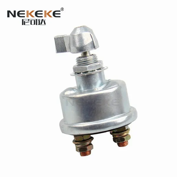 NEKEKE 12V Master Battery Disconnect Kill Switch 2 Post Nascar Car Battery Power Off Switch