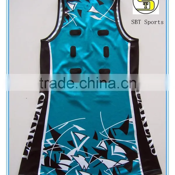 Custom Made Sublimation Team Netball Dress photo-2