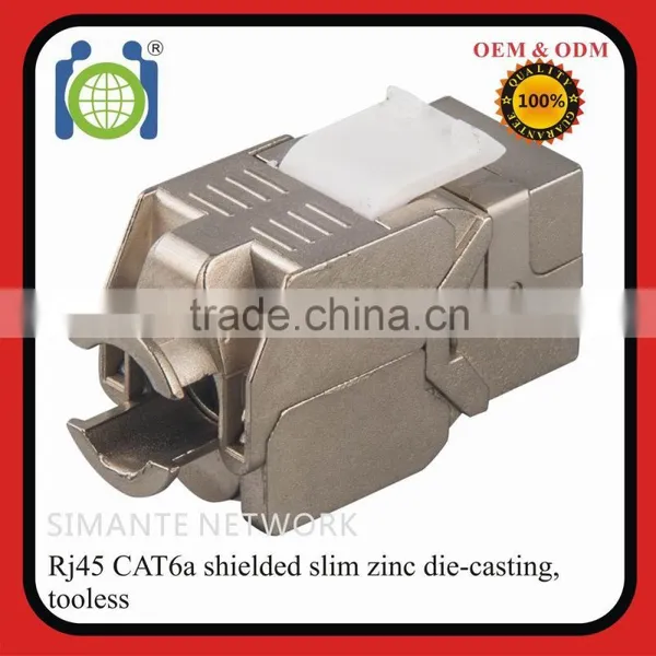 CAT6A+ Keystone Jack German Type photo-3