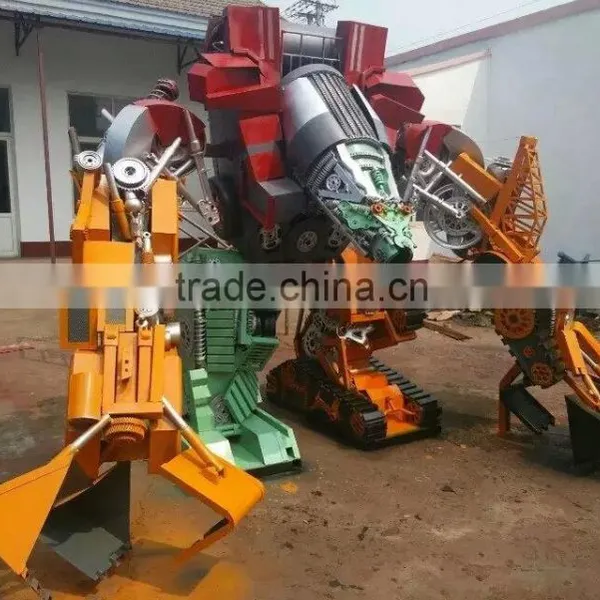 Ironhide Large Outdoor Sculpture Cartoon Figure Iron Man Sculpture for Public Plaza Exhibition Celebration photo-3