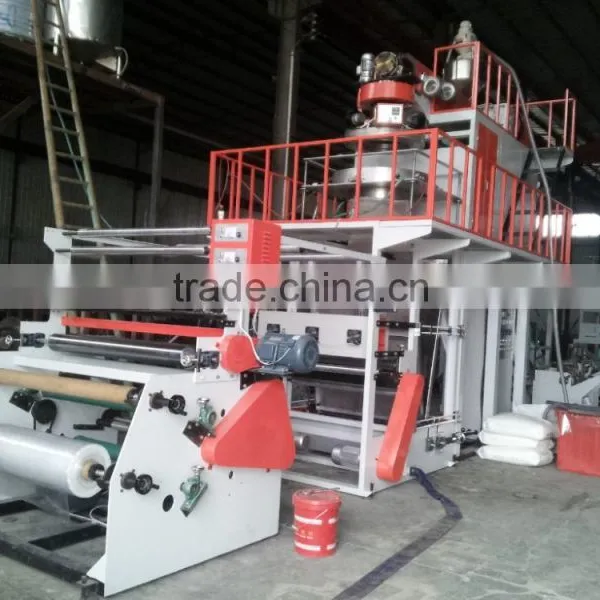 SJF Rotary Head Double Rewinder POLYPROPYLENE PP Film Blowing Machine photo-2