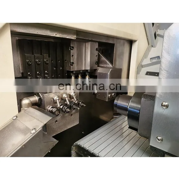 China Hot Sell High Quality B13 Swiss Type 5 Axes Cnc Lathe With Dual Spindle photo-4