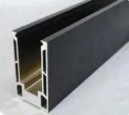 Elegant Custom Aluminum Frameless Glass Railing Aluminum Profile