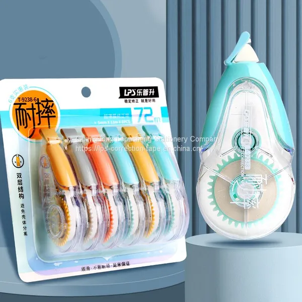 High Quality Drop Resistant Correction Tape Stationery Whiteout Correction Tape Set 72m photo-4