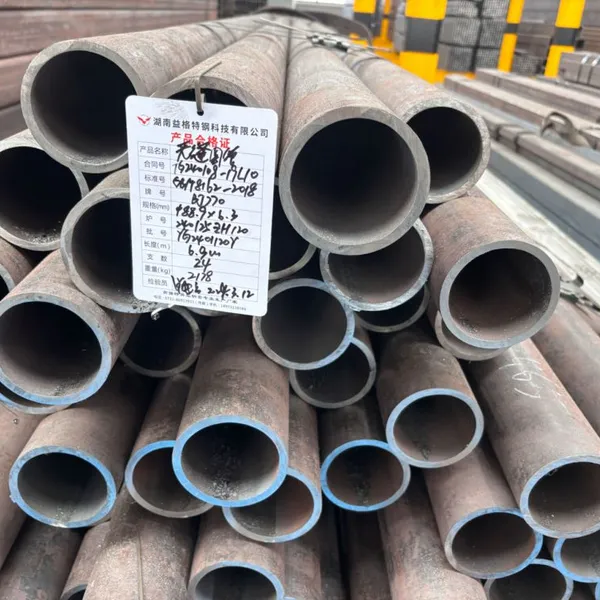 Export ASTM A106 Sch40 Seamless Steel Pipe Tube Cold Drawn Seamless Steel Pipe Factory in Stock photo-3