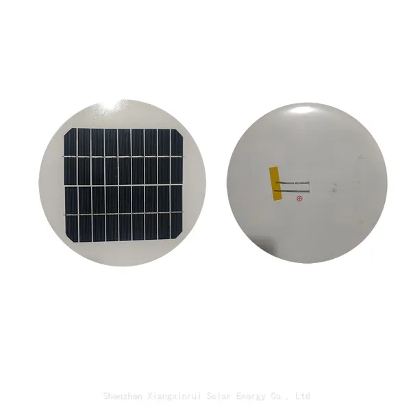 Customized Circle Shape 5.8w 18v Small Solar Panels Diameter 240mm Glass Solar Panel Widely Use photo-2