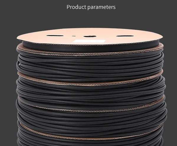 heat shrink tubing for Electrical Equipment balce and white colour