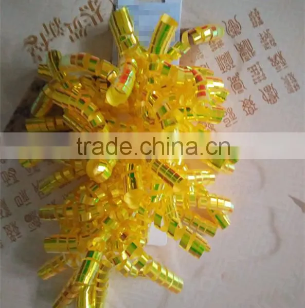 Apple Green Iridescent Wrapping Ribbon Curly Bow for Holiday Decoration/Halloween and Easter Decorations photo-5