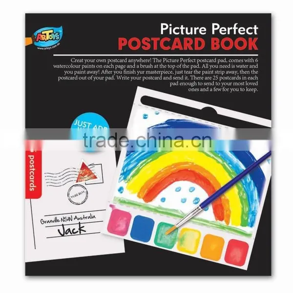 25P Non-toxic DIY Gift Poster Card Painting, Kid Arts and Crafts-Steamer photo-2