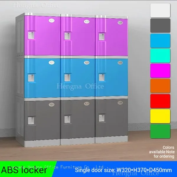 9-Cube ABS Locker FLC09 for Uni Dorms — Stackable Design Saves Floor Space in Shared Rooms photo-4