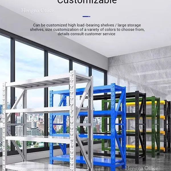 High Density Stockroom Shelving HN-SR28 for Retail Store Inventory, Powder Coated Grey, Reinforced Steel Layers, Space-Saving Boltless Design photo-5