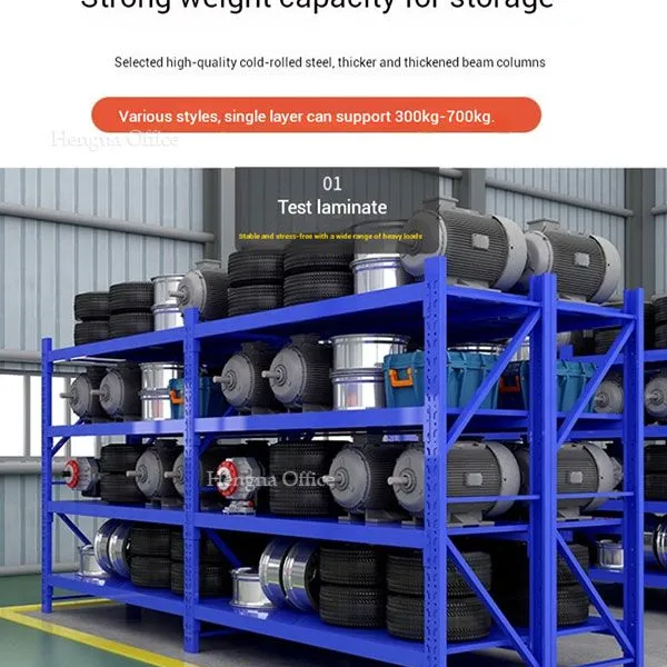 Durable Industrial Steel Storage Racks: Adjustable, High-Capacity Shelving for Factories and Manufacturing Plants-OEM/ODM photo-4
