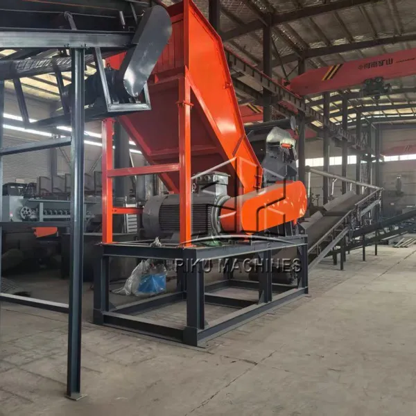 Pop Can Hammer Crusher for Metal Recycling UBC Barrel Hammer Mill Shredder photo-3