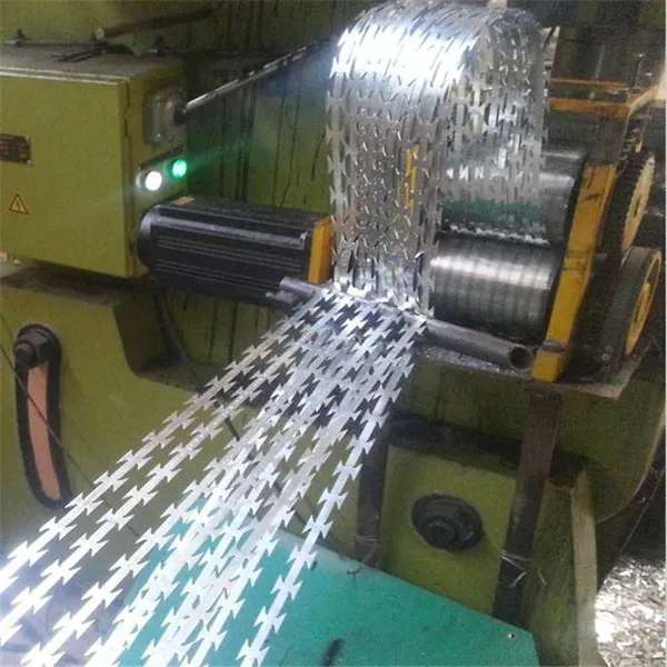 PVC Coated Razor Wire in Green for Long-Term Outdoor Use