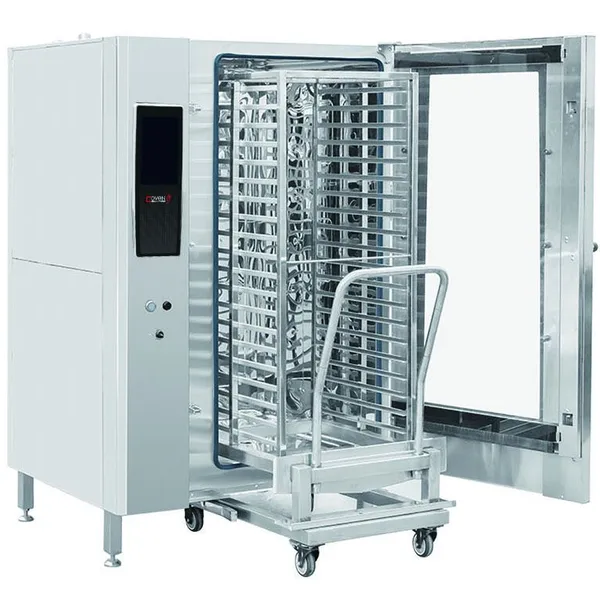 Commercial Grade Liquid Crystal Electric Combi Oven With 10.1